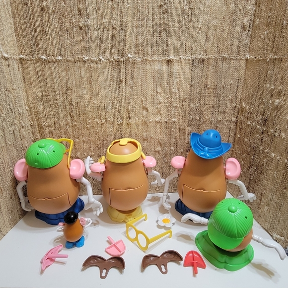 Vintage 1985 Playskool Mr Potato Head set of 5 and accessories - Picture 5 of 7